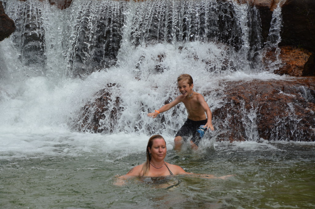 Michelle and Nathan enjoying Cape York.