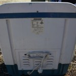 washing machine camping